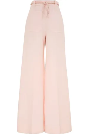 ZIMMERMANN Linen flared trousers