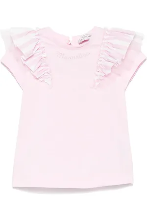 MONNALISA Ruffle-detail T-shirt