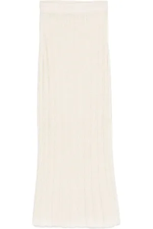 Khaite Claire midi skirt