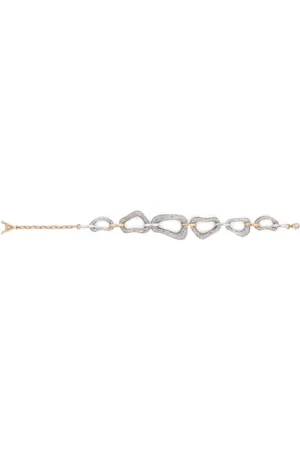 AREA Crystal link necklace