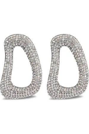 AREA Crystal link earrings