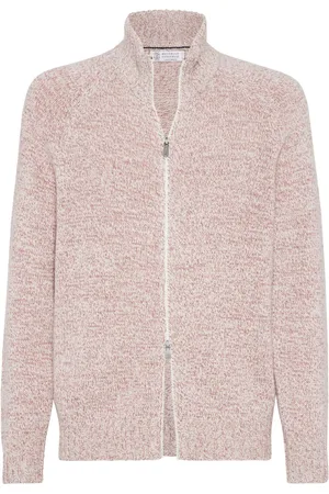 Brunello Cucinelli Mélange-effect cashmere cardigan