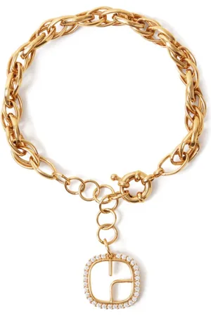 Claudie Pierlot Logo-plaque bracelet