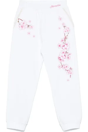MONNALISA Floral-print track pants