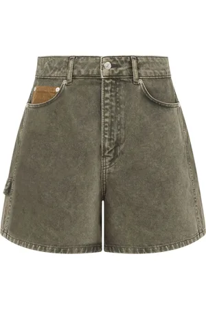 Moschino Mid-rise denim shorts