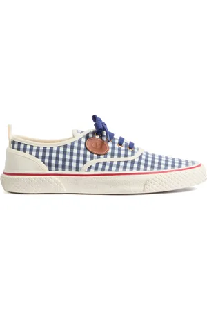 VALENTINO GARAVANI Gingham-check sneakers