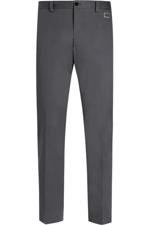 Dolce & Gabbana Logo-plaque trousers