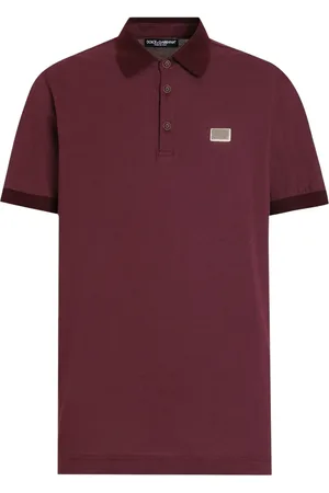 Dolce & Gabbana Logo-plaque polo shirt