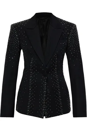 The Attico Crystal-embellished blazer