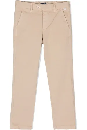 Il gufo Slim-cut cotton chino trousers