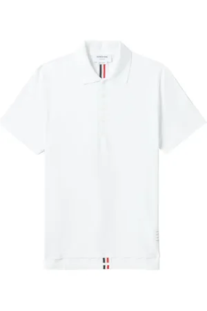 Thom Browne Back-stripe polo shirt