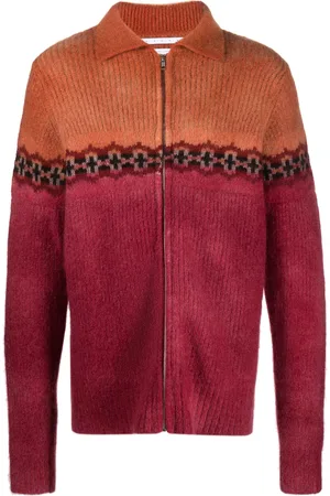 RANRA Vima intarsia-knit hoodie