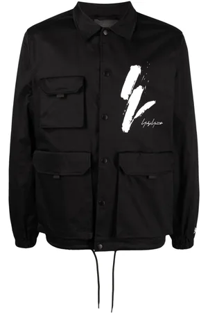 YOHJI YAMAMOTO X New Era logo-print jacket