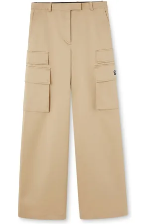 VERSACE High-waist wide-leg trousers