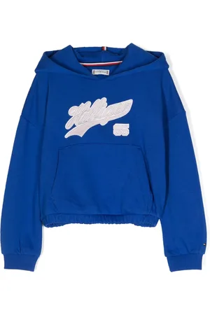 Tommy Hilfiger Logo-appliqué jersey hoodie