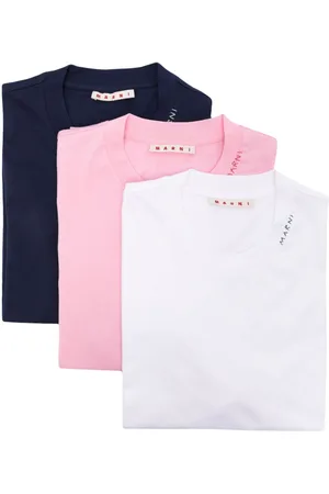 Marni Logo-embroidered cotton T-shirt