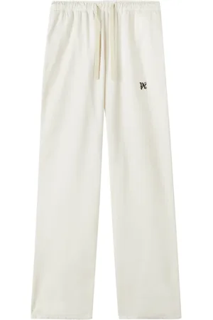 Palm Angels Drawstring cotton trousers