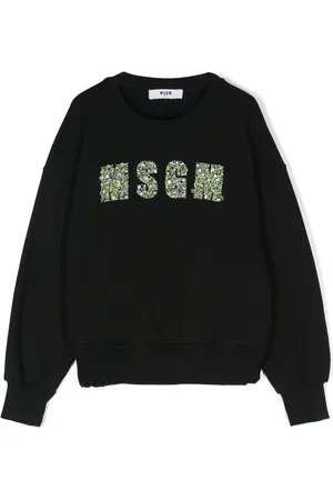 Msgm Rhinestone-embellished sweatshirt