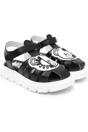 Moschino Leo Teddy-appliqué sandals