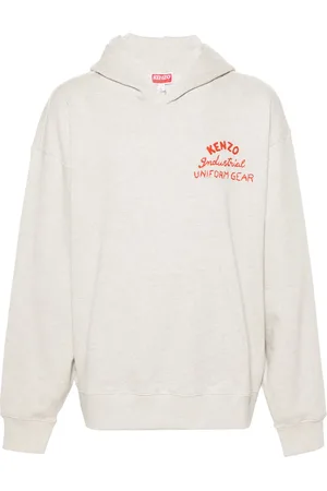 Kenzo Drawn Varsity embroidered-logo hoodie
