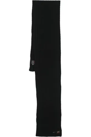 Paul & Shark Logo-patch knit scarf