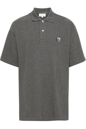 Maison Kitsuné Fox-motif cotton polo shirt