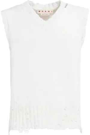 Marni Distressed sweater vest