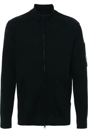 C.P. Company Lens-detail knitted cardigan