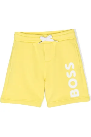 HUGO BOSS Logo-print cotton shorts