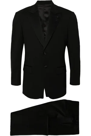LARDINI Single-breasted wool blend suit