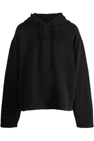 FIVE CM Logo-embroidered cotton hoodie