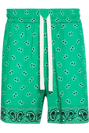 Palm Angels Paisley-print deck shorts