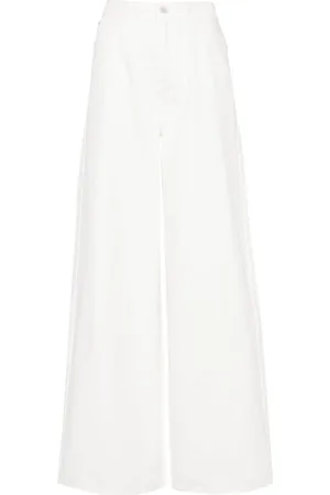 Emporio Armani Mid-rise wide-leg jeans