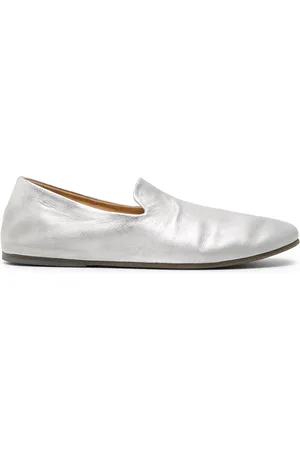 MARSÈLL Metallic-leather loafers