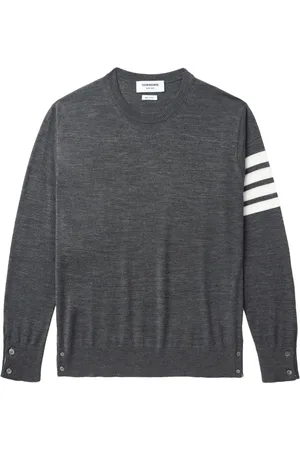 Thom Browne 4-Bar crew neck jumper
