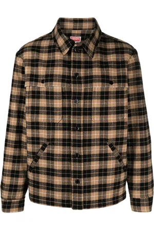Kenzo Checked button-up shirt