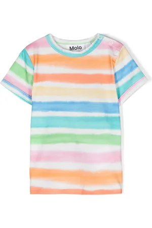 Molo Striped cotton T-shirt