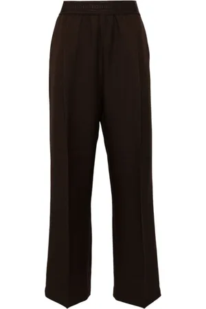Stockholm Surfboard Club Pressed-crease straight trousers