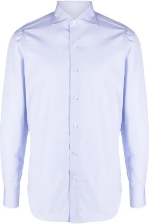 Finamore Long-sleeve cotton shirt