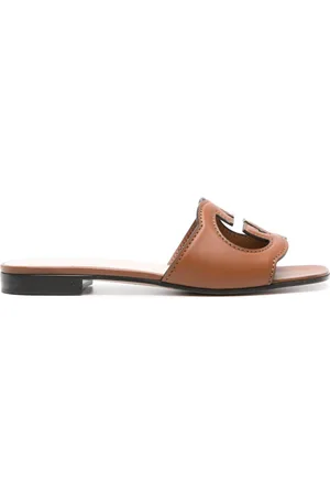 Gucci Interlocking G leather sandals