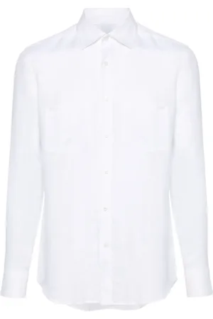 LOW BRAND Long-sleeve linen shirt