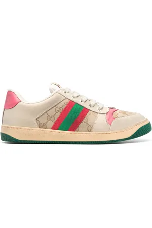 Gucci Screener distressed sneakers