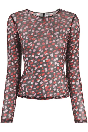Cynthia Rowley Graphic-print long-sleeve top