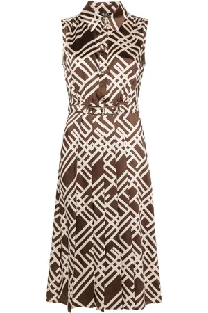 Liu Jo Geometric-print midi dress