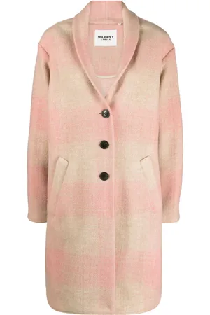 Marant Etoile Gabriel checked coat