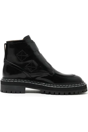 Proenza Schouler Buckle-fastening lug sole boots