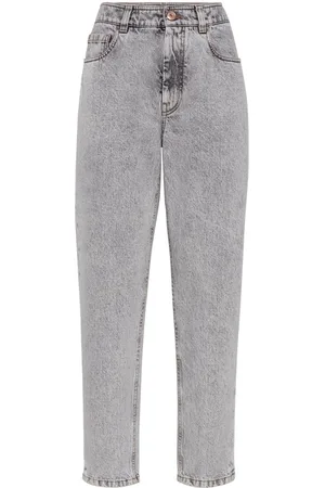 Brunello Cucinelli Straight-leg mid-rise jeans