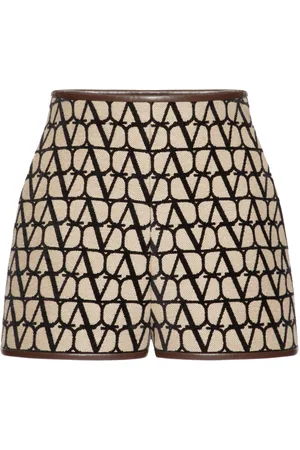 VALENTINO GARAVANI Toile Iconographe shorts