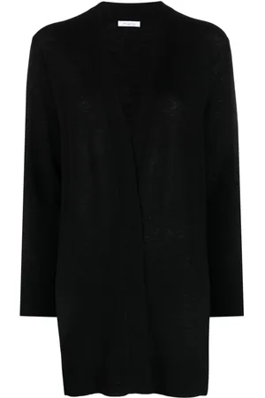 Malo Fine-knit open-front cardi-coat