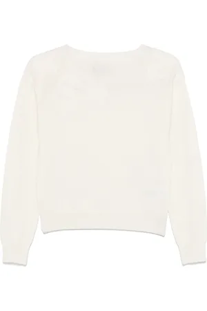 Ermanno Firenze Floral-embroidered sweater